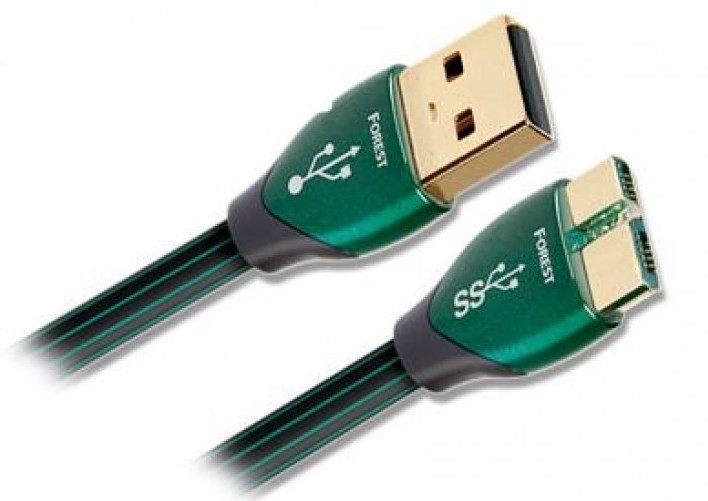 Кабель AUDIOQUEST hd 3.0m, USB 3.0 FOREST MICRO (Type A - micro USB) - 