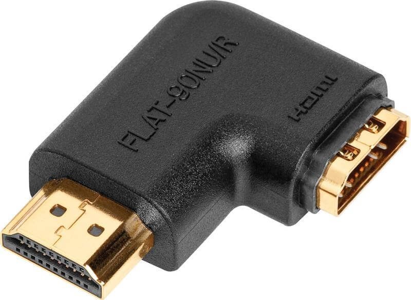 Угловой HDMI переходник AUDIOQUEST HDMI 90NU/R Flat Adaptor - 