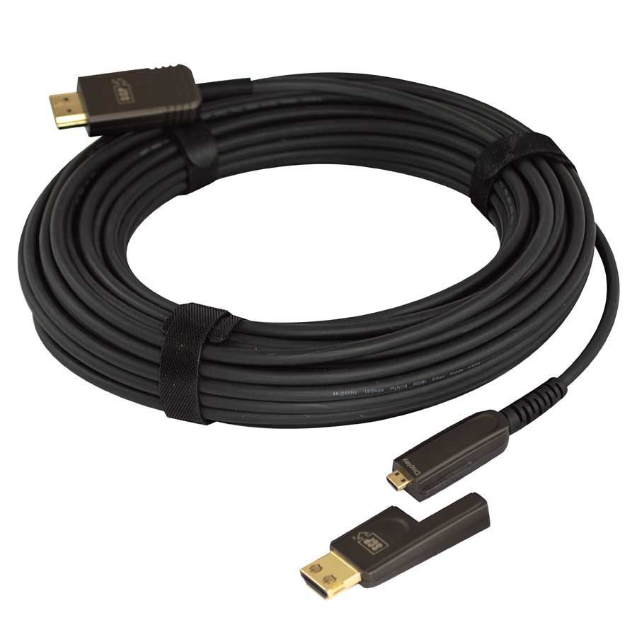 Активный оптический гибридный кабель HDMI 2.0 SCP 995AOC-30M-LSZH (30 м.) - 