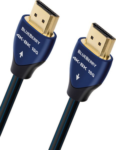 Кабель HDMI 2.0 AudioQuest Blueberry 18G PVC (4K/8K Ultra HD) (1,5 м) - 