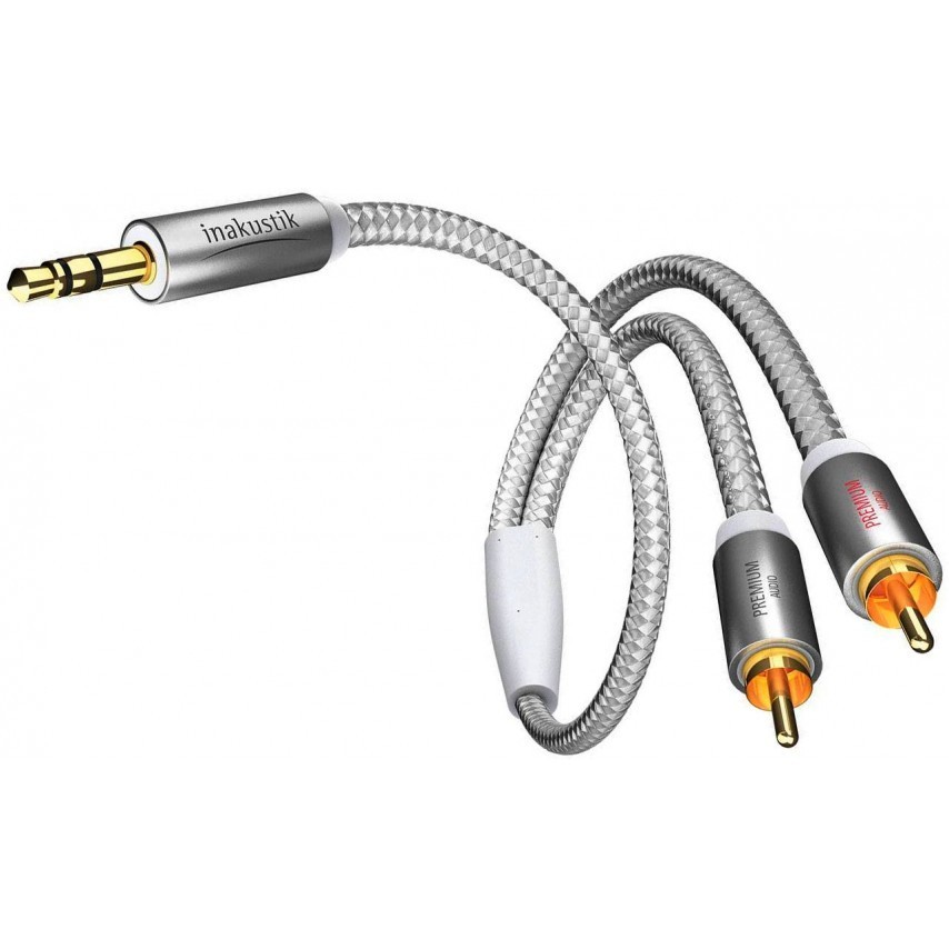 Межблочный кабель Inakustik Premium 3,5mm Mini Jack > 2 x RCA 3,0m - 