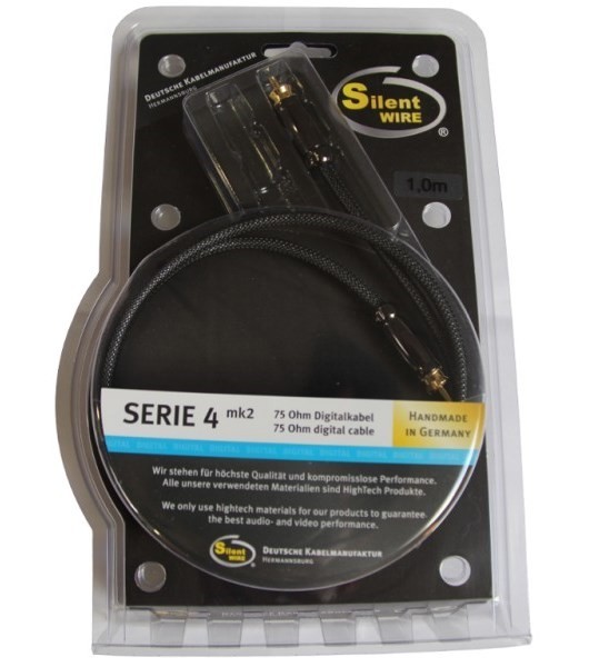 Цифровой коаксиальный кабель Silent Wire Serie 4 mk2 (1,0 м) - 