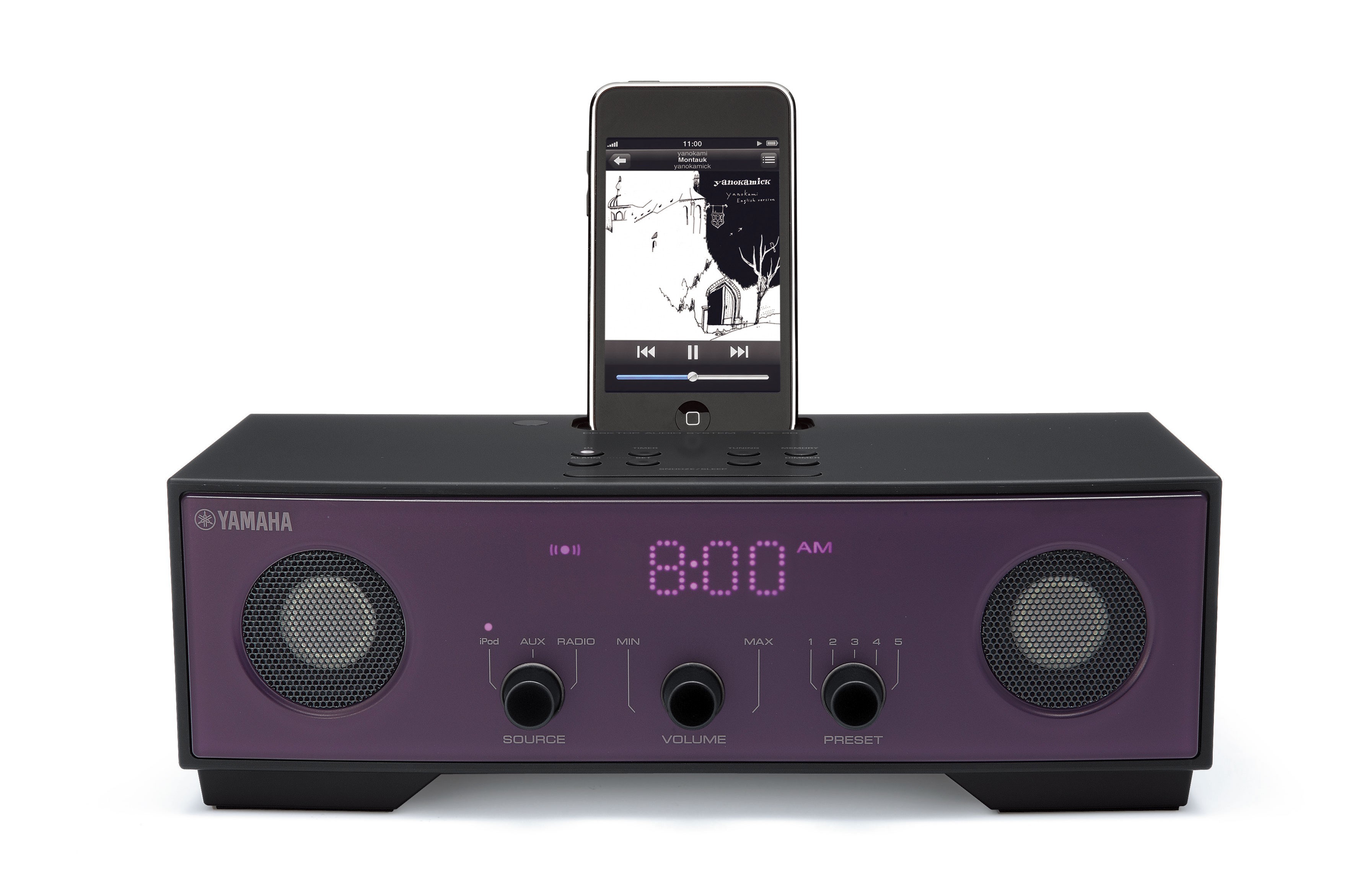 Минисистема Hi-Fi Yamaha TSX-80 Dark Purple - 