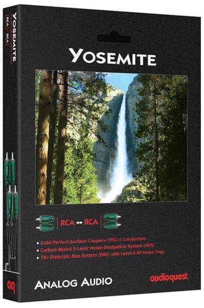 Кабель міжблочний AUDIOQUEST YOSEMITE 72V DBS RCA > RCA 1.0m 975 фото