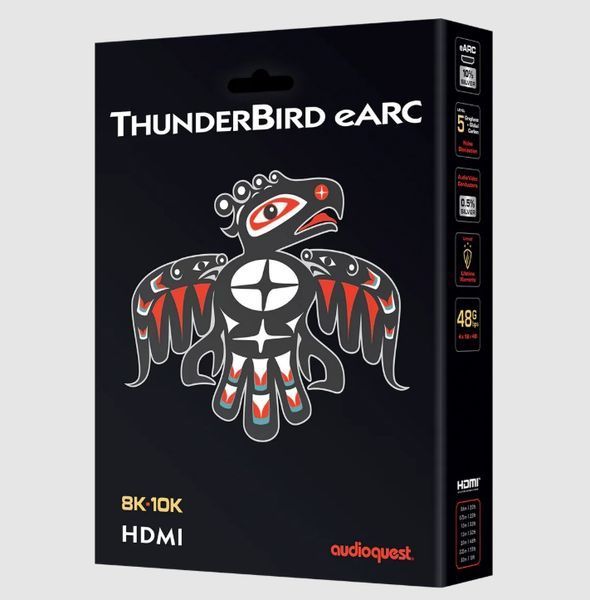 Кабель HDMI 2.1 AudioQuest ThunderBird eARC 48G (4K/8K/10K, Ultra HD) (1,5 м) 3707 фото
