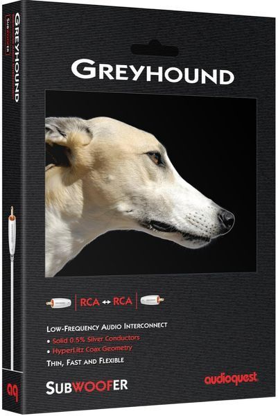 Кабель сабвуферний AUDIOQUEST GREYHOUND 2.0m 992 фото