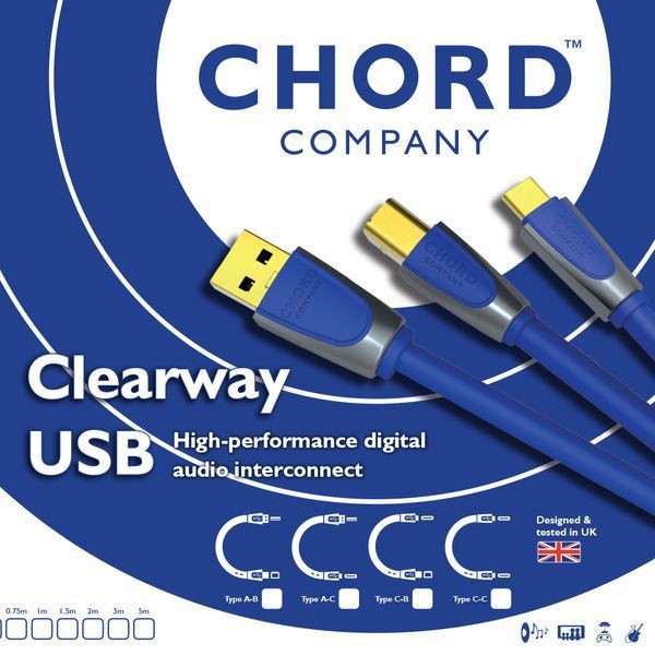 Кабель CHORD Clearway USB A-C 1m 1043 фото