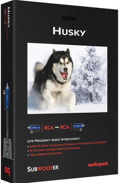 Кабель сабвуферный AUDIOQUEST HUSKY RCA 2.0m 993 фото