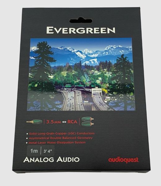 Кабель міжблочний AUDIOQUEST EVERGREEN 3.5mm > RCA 0.6m 979 фото