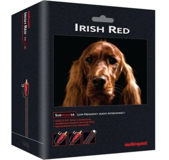 Кабель сабвуферний AUDIOQUEST IRISH RED 2.0m 994 фото