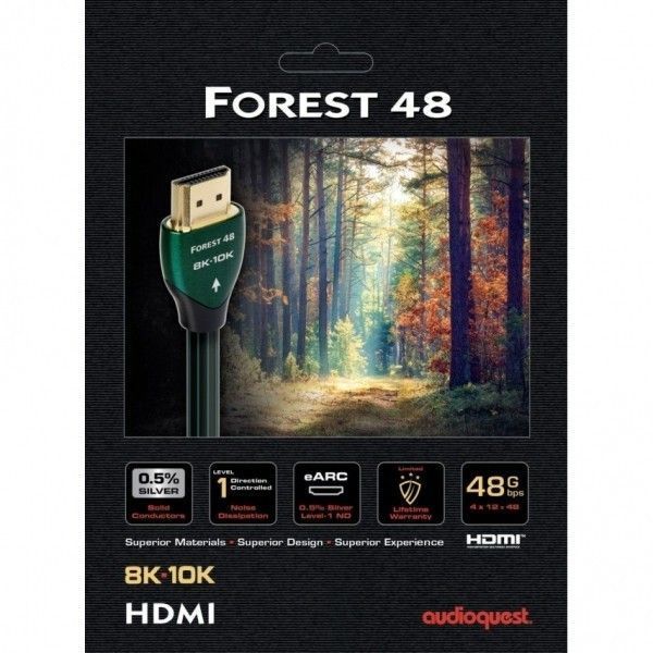 Кабель HDMI 2.1 AudioQuest Forest 48G (4K/8K/10K, Ultra HD) (0,6 м) 3427 фото Кабель HDMI 2.1 AudioQuest Forest 48G (4K/8K/10K, Ultra HD) (0,6 м) 3427 фото