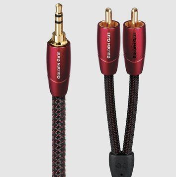 Кабель межблочный AUDIOQUEST GOLDEN GATE 3.5mm > RCA 0.6m 980 фото