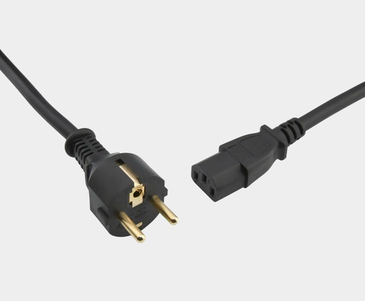Кабель живлення Oehlbach Powercord C13/500 Black, 5.0м 1230 фото