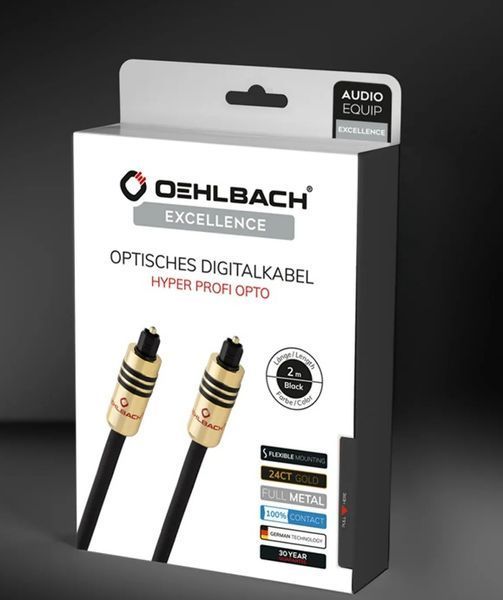 Кабель оптичний Oehlbach Hyper Profi Opto 100, 1.0м 1175 фото