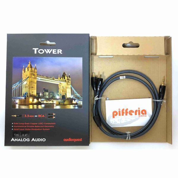 Кабель межблочный AUDIOQUEST TOWER 3.5mm > RCA 0.6m 982 фото