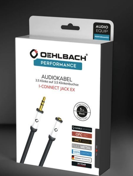 Межблочный кабель-удлинитель 3.5мм Oehlbach i-Connect J-35 EX 300, 3.0м 1108 фото