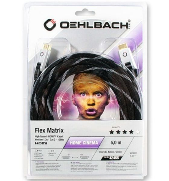 Кабель HDMI Oehlbach Flex Matrix, 1.5м 1155 фото