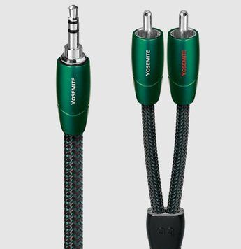 Кабель межблочный AUDIOQUEST YOSEMITE 3.5mm > RCA 0.6m 983 фото