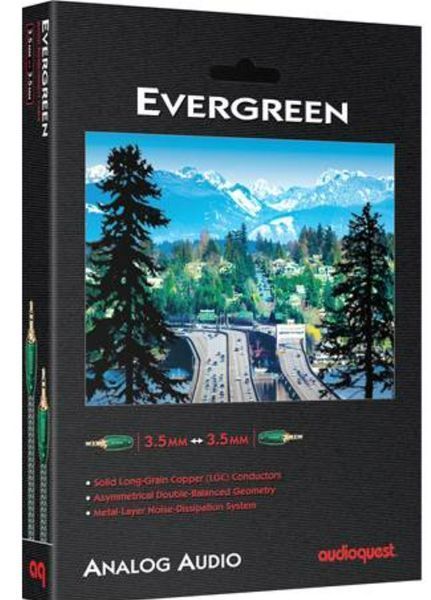 Кабель межблочный AUDIOQUEST EVERGREEN 3.5mm > 3.5mm 0.6m 986 фото