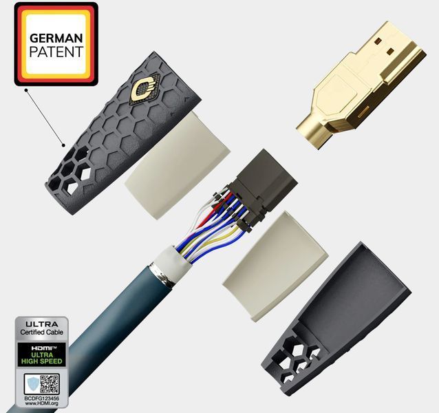 Кабель HDMI Oehlbach Flex Evolution, 1.0м, антрацит 1141 фото