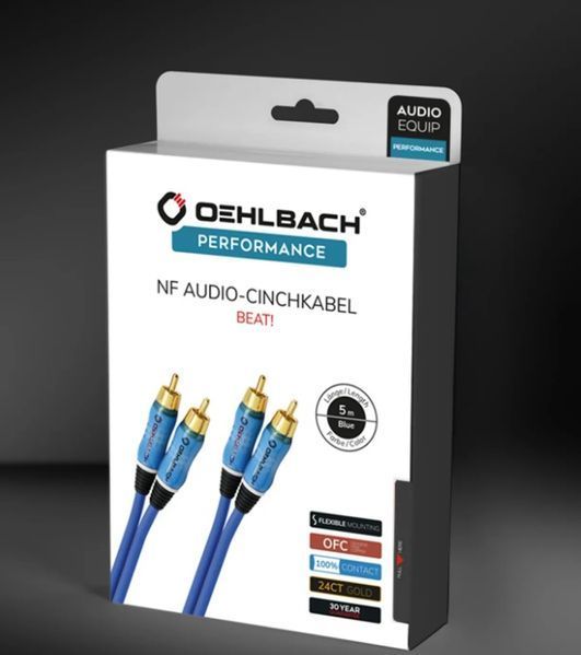 Кабель RCA Oehlbach BEAT 100, 1,0м 1092 фото