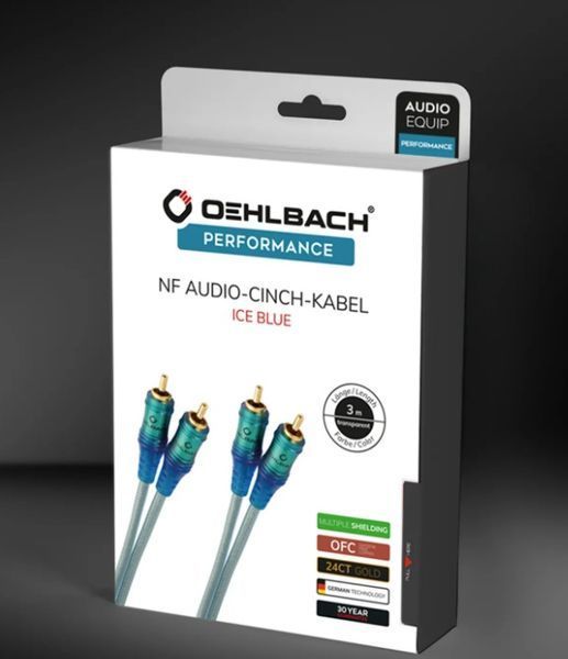 Кабель RCA Oehlbach Ice Blue 100, 1,0м 1101 фото