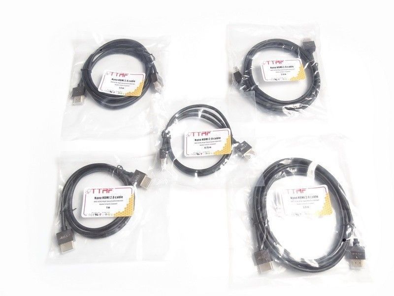 Кабель TTAF Nano HDMI 2.0 Cable 24K Gold (0.75 м) 946 фото