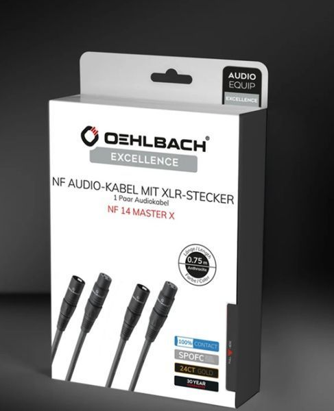 Кабель XLR Oehlbach NF Master X 50, 2x0.5 м 1103 фото