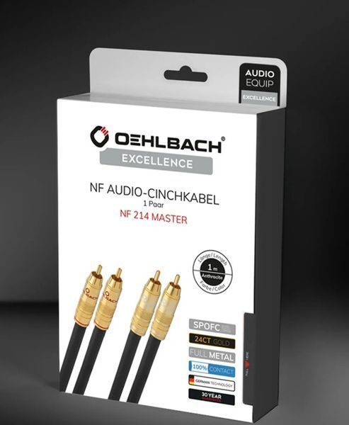 Кабель RCA Oehlbach NF 214 Master 50 Burgundy, 2x0.5 м 1100 фото