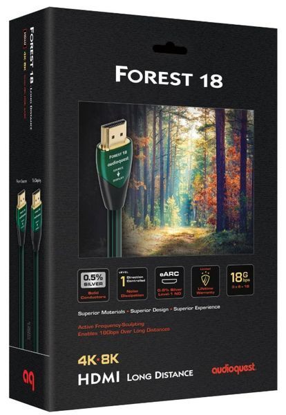 Кабель HDMI 2.1 AudioQuest Forest 18G Long Distance (4K/8K, Ultra HD) (7,5 м) 3704 фото