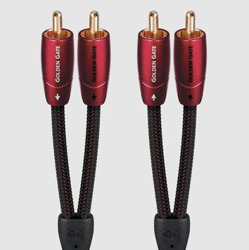 Кабель межблочный AUDIOQUEST GOLDEN GATE RCA > RCA 0.6m 973 фото