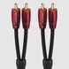 Кабель міжблочний AUDIOQUEST GOLDEN GATE RCA > RCA 0.6m 973 фото 1