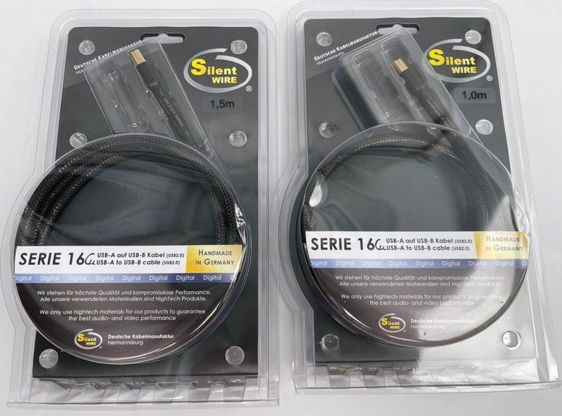 Кабель Silent Wire USB 16 Cu 2.0 (1,5м) 1001 фото