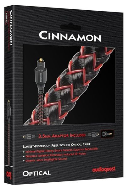 Оптический кабель AudioQuest OptiLink Cinnamon mini 0.75m 930 фото