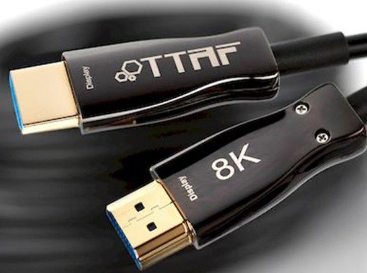 Кабель TTAF HDMI 2.1 48 Gbps AOC Cable 24K Gold - (5,0 м) 942 фото
