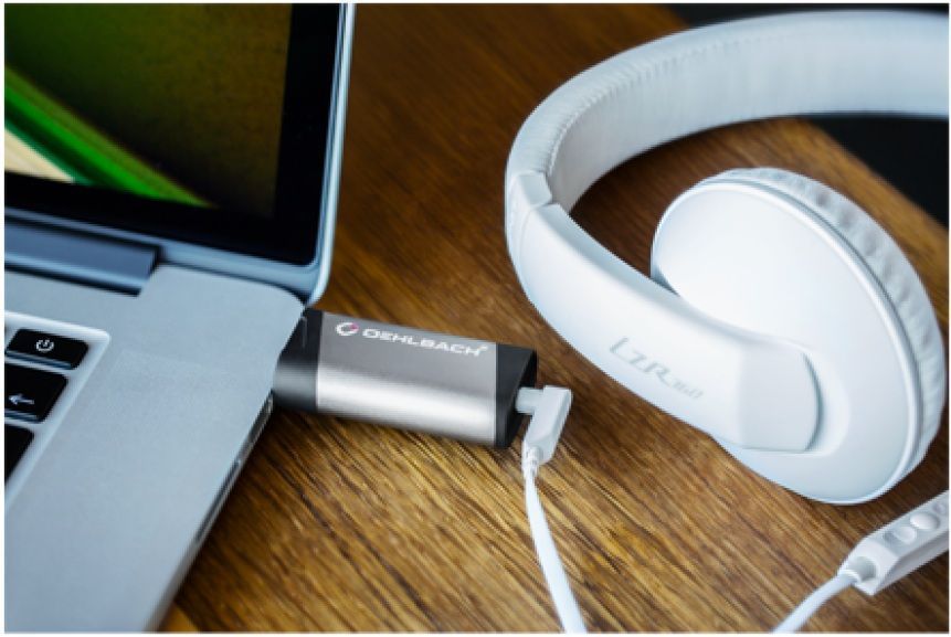 Підсилювач USB-DAC для навушників Oehlbach USB BRIDGE 1204 фото