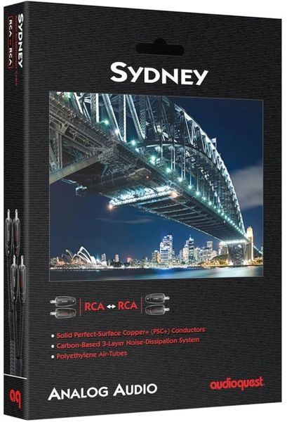 Кабель міжблочний AUDIOQUEST SYDNEY RCA > RCA 1.0m 974 фото