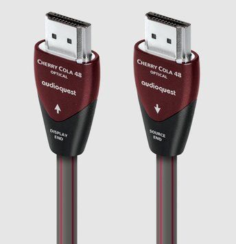 Кабель HDMI 2.1 AudioQuest Cherry Cola 48G AOC (4K/8K/10K, Ultra HD) (15,0 м) 3706 фото