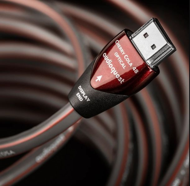 Кабель HDMI 2.1 AudioQuest Cherry Cola 48G AOC (4K/8K/10K, Ultra HD) (15,0 м) 3706 фото