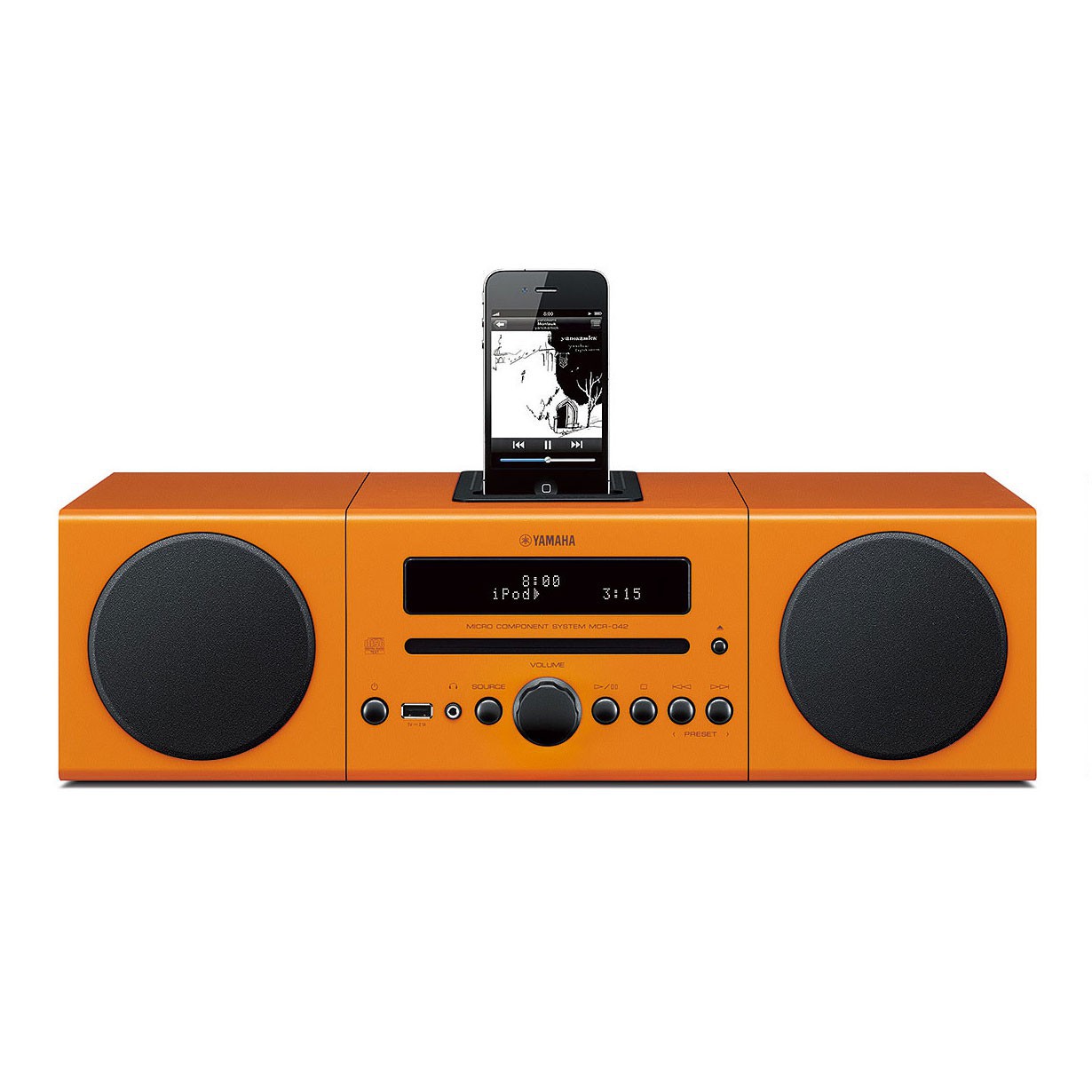 Минисистема Hi-Fi Yamaha MCR-042 Orange - 