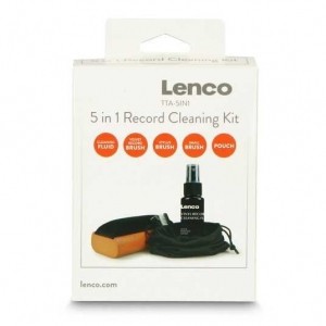 Набор для чистки пластинок Lenco TTA-5in1 Wooden Cleaning Brush With Velvet Paddin
